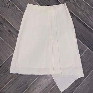 The Limited White Flare Skirt